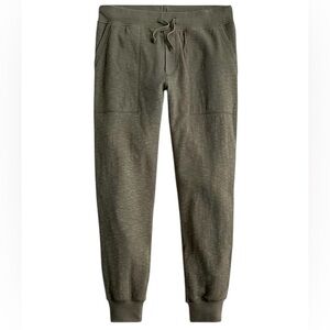 J Crew Double-knit jogger pant in Army Green | Drawstring waistband | Worn 1x